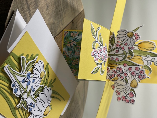 Workshop — Boxkaart met losse kaart in geel