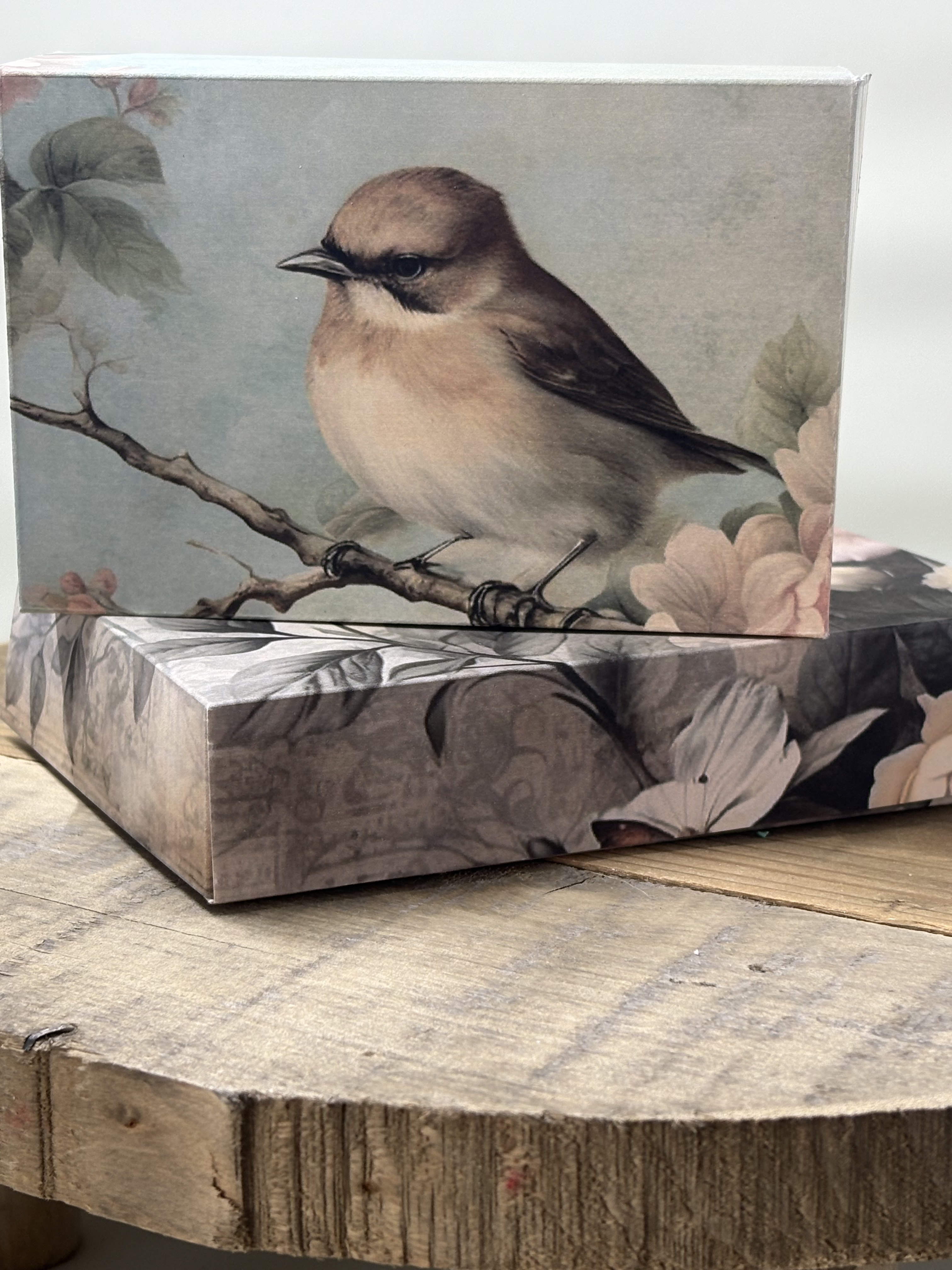 Workshop — Vintage doosjes met vogels